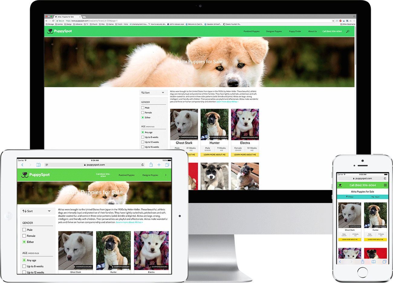 PuppySpot.com Screenshots